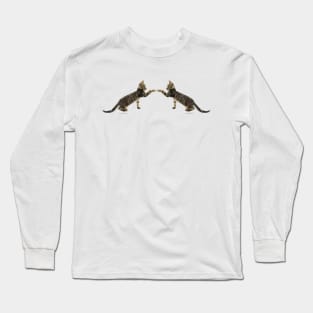 The Mirrored Cat Long Sleeve T-Shirt